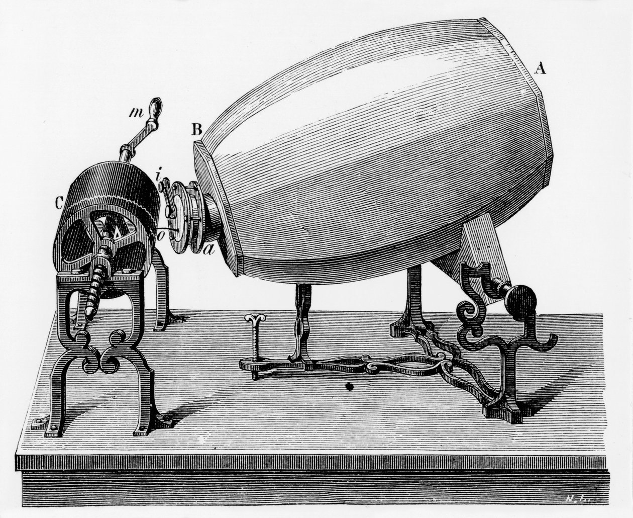 Fonautograf från mitten av 1800-talet, ca 1906 av Unbekannt
