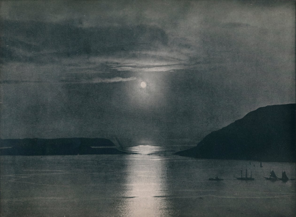 Midnattssol på Hammerfest, 1914. av Unbekannt