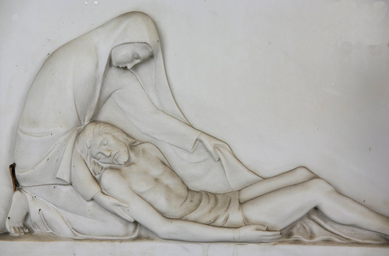 Milanos monumentala kyrkogård: Pieta Milan Italia av Unbekannt