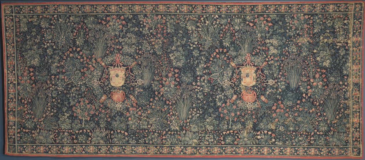 Millefleurs gobeläng med Medicis vapen, 1520-talet. av Unbekannt