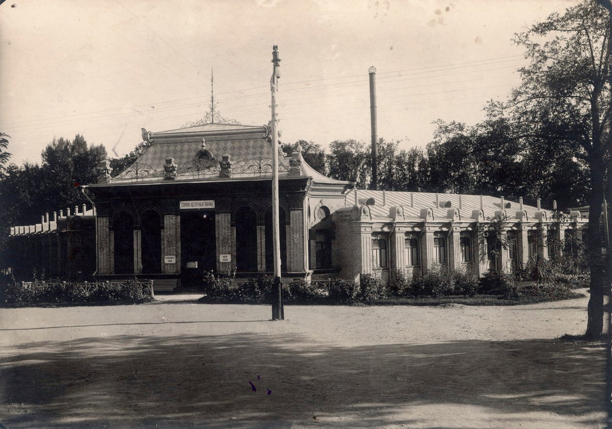 Mineralvattenbad, Pyatigorsk, Ryssland, 1900-1910-tal. av Unbekannt