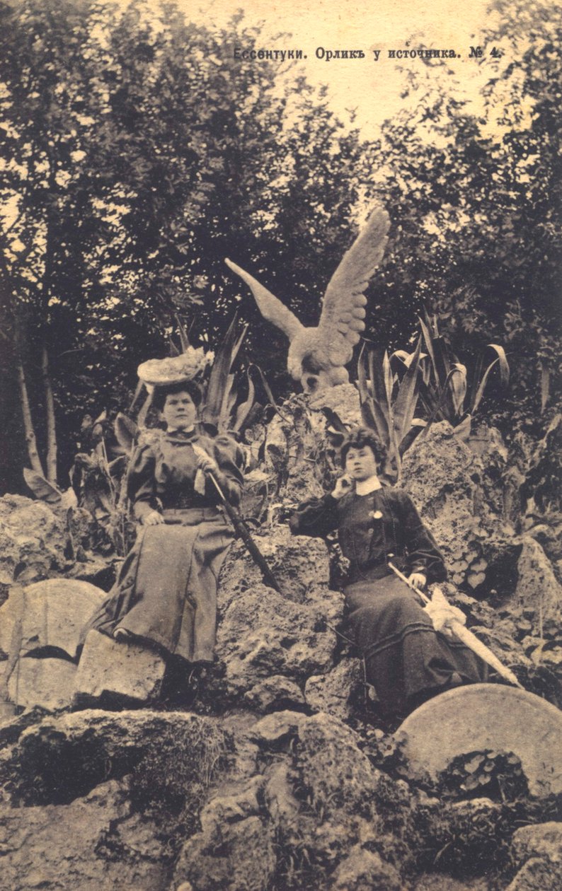 Mineralvattenkälla, Yessentuki, Ryssland, 1900-talet. av Unbekannt