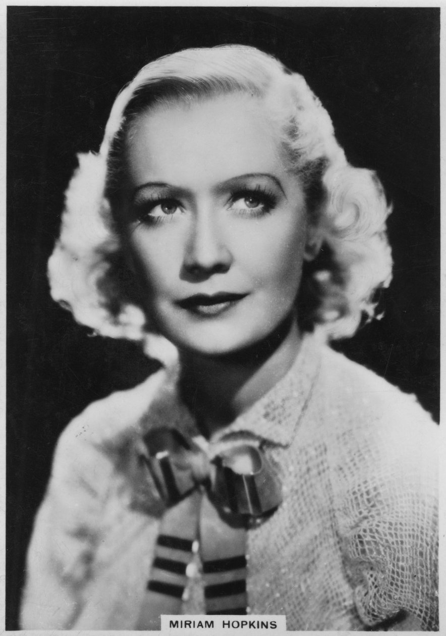 Miriam Hopkins, amerikansk skådespelerska, 1938 av Unbekannt