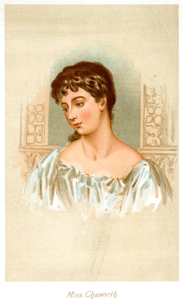Miss Chaworth, c1800-1820 av Unbekannt