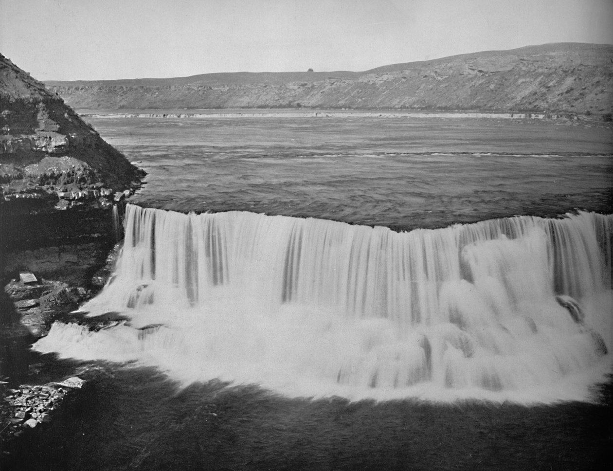 Missouri River, nedanför Great Falls, Montana, c1897. av Unbekannt