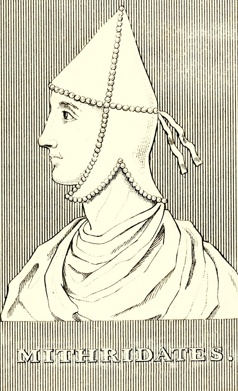 Mithridates, 65-110 AD, 1830. av Unbekannt