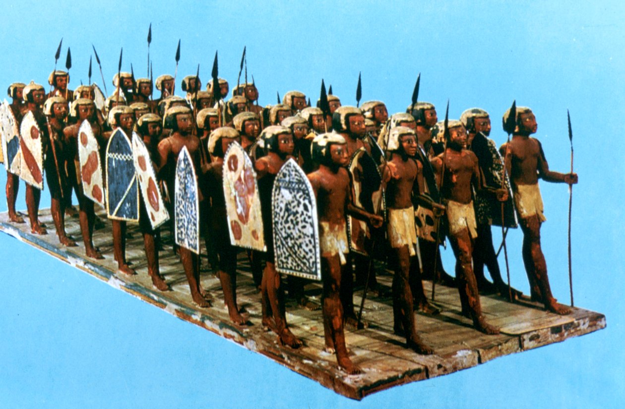 Modell Pikemen, graven av Mesehti, 12:e dynastin av Unbekannt