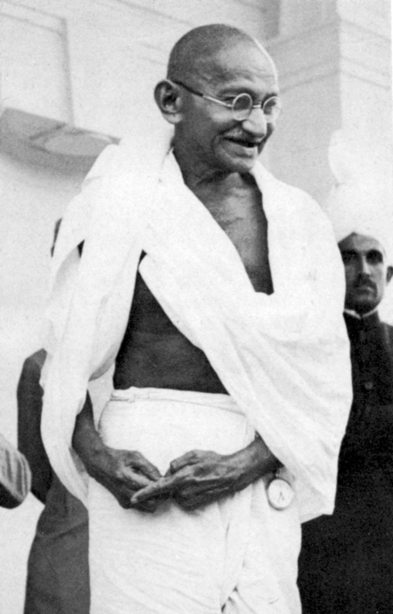 Mohandas Karamchand Gandhi 1869-1948, indisk nationalistledare av Unbekannt
