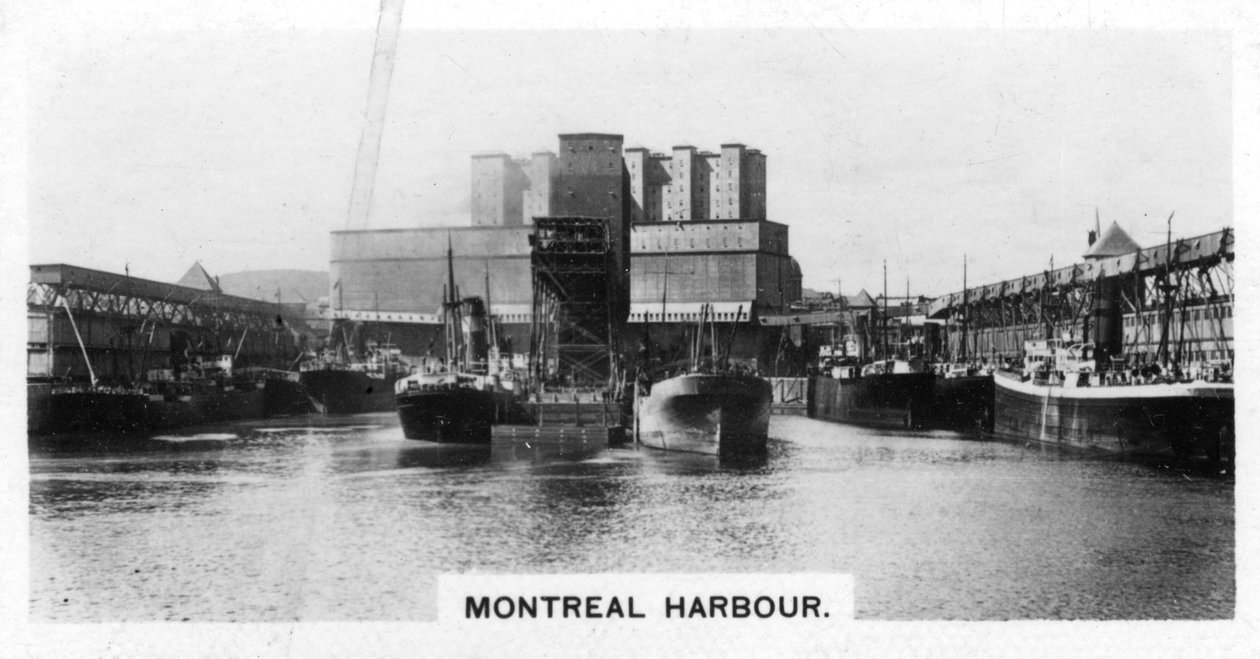 Montreal Harbour, Quebec, Kanada, c1920-talet av Unbekannt
