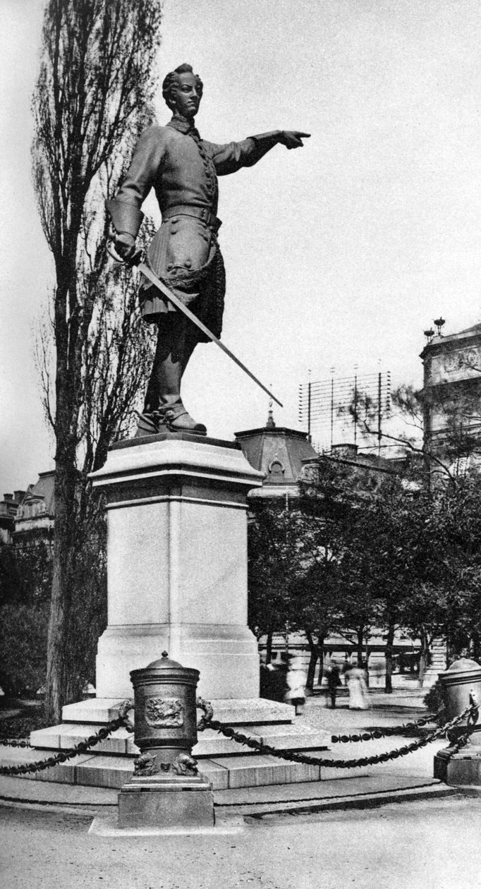 Monument till Karl XII, trädgårdar bakom Kungliga Operahuset, Stockholm, Sverige, c1923 av Unbekannt