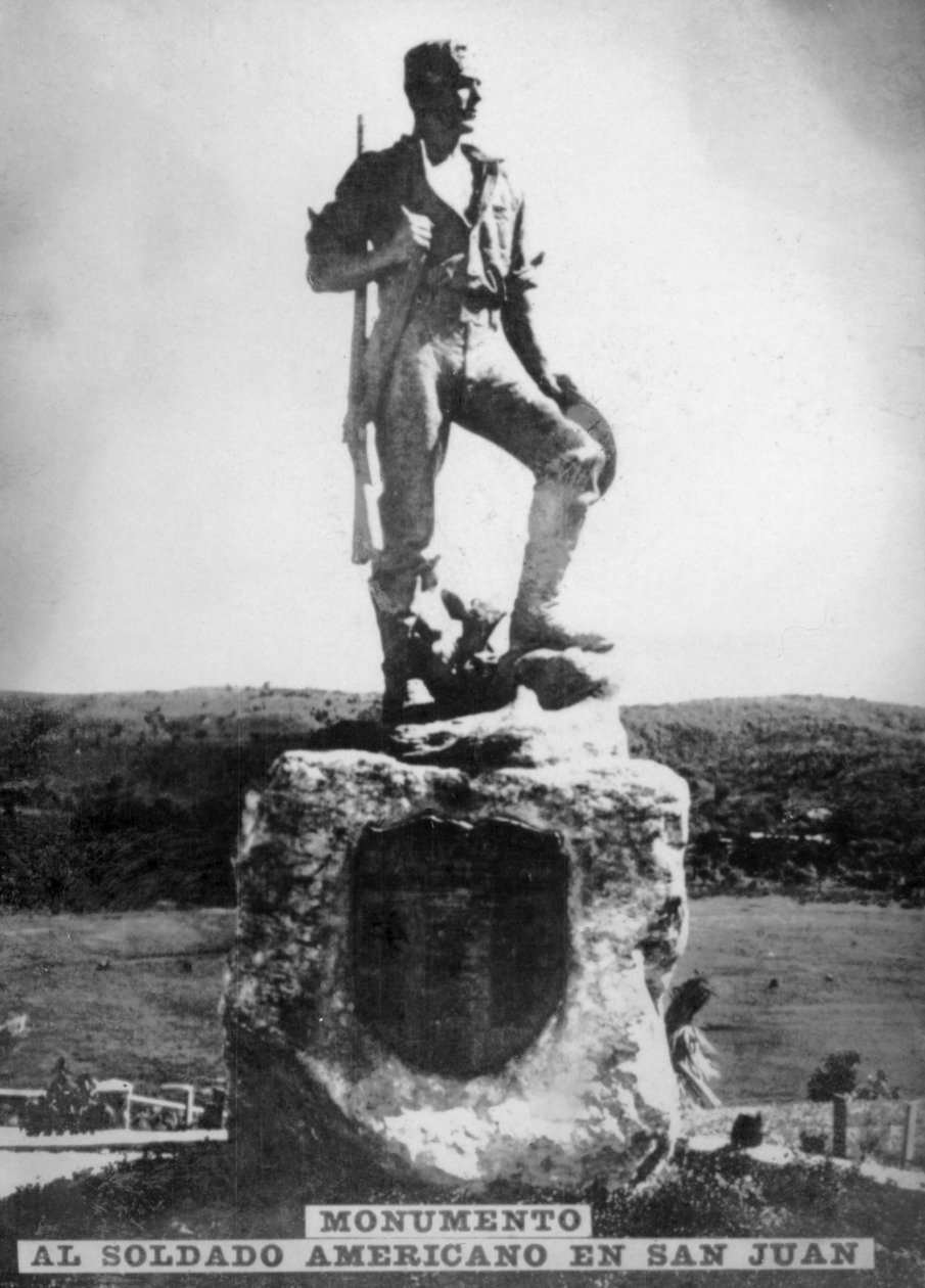 Monument till den amerikanska soldaten i San Juan Hill, 1920-talet av Unbekannt