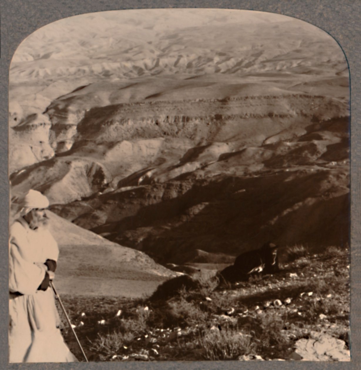Moses syn på det utlovade landet, c1900 av Unbekannt