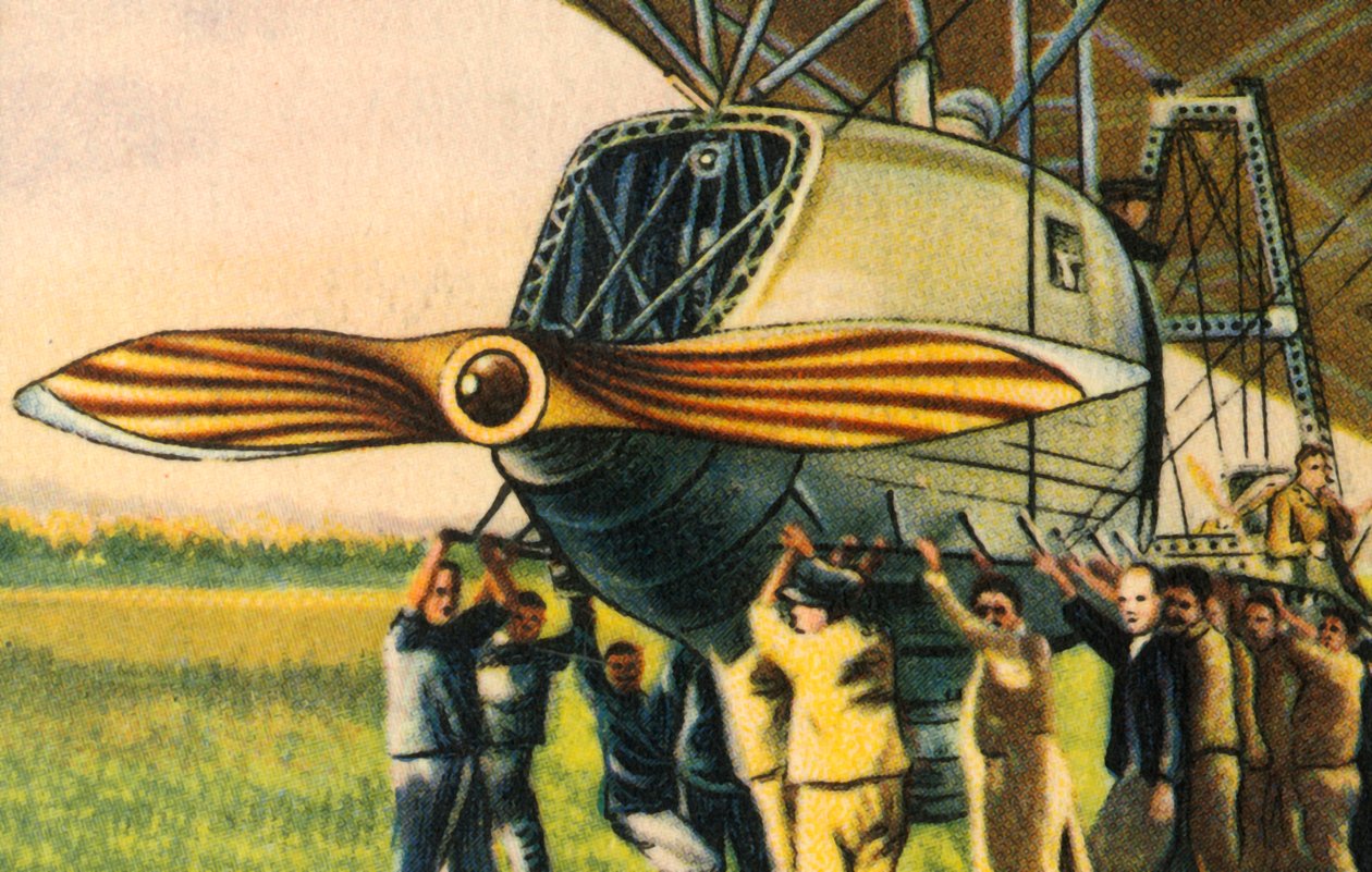 Motorgondol av en zeppelinare, 1932. av Unbekannt