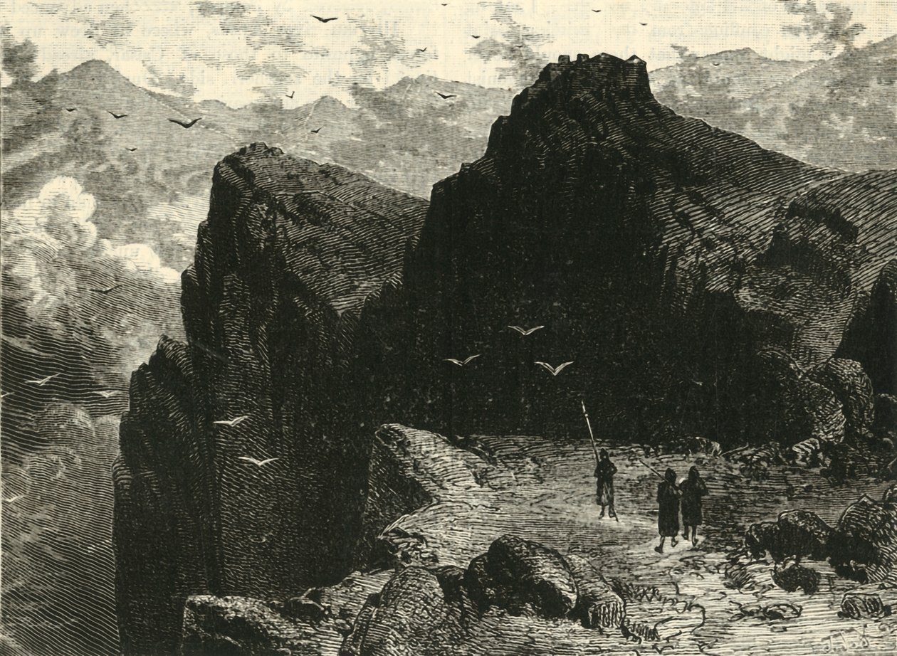 Bergsscen i Epirus, 1890. av Unbekannt