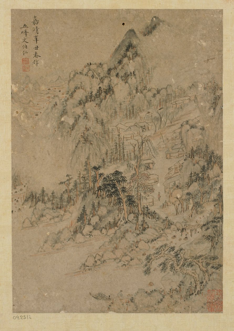 Bergsby, Mingdynastin, 1550-1644. av Unbekannt