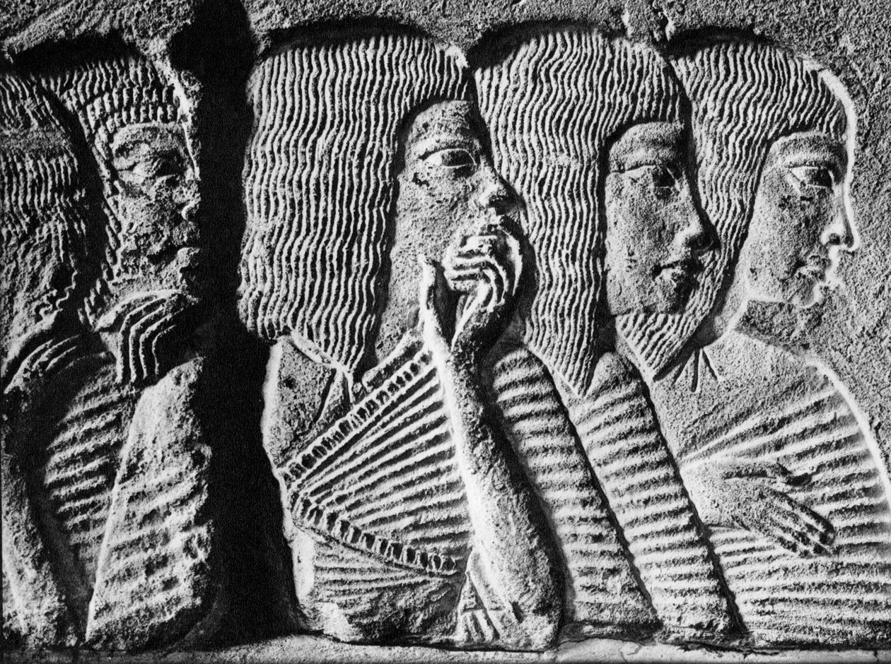 Sörjande vid begravningen av en memfitisk överstepräst, c1350 f.Kr. 1936 av Unbekannt