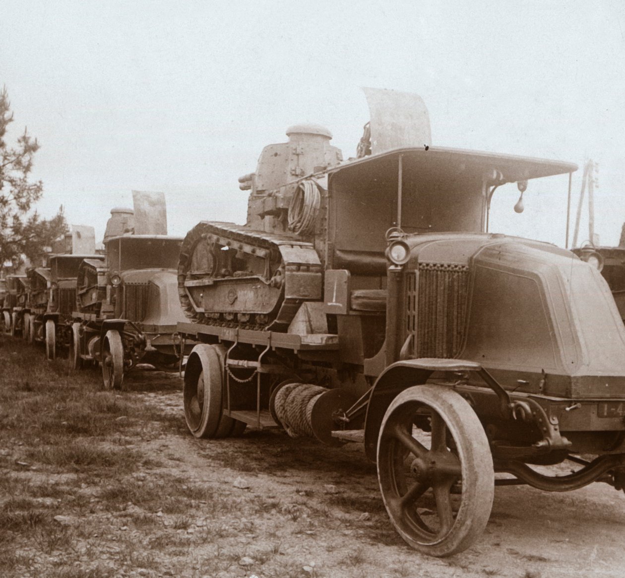Flytta iväg på kvällen, c1914-c1918 av Unbekannt