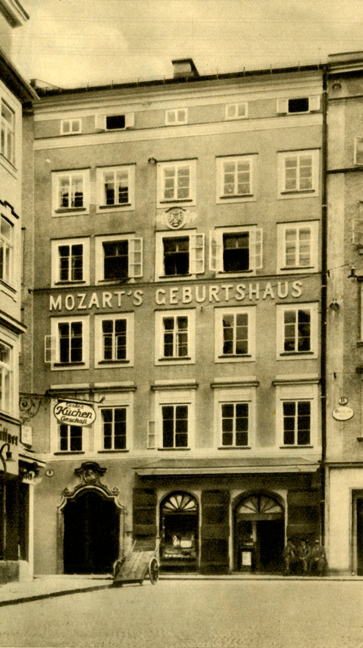 Mozarts födelseplats, Salzburg, Österrike, c1935. av Unbekannt