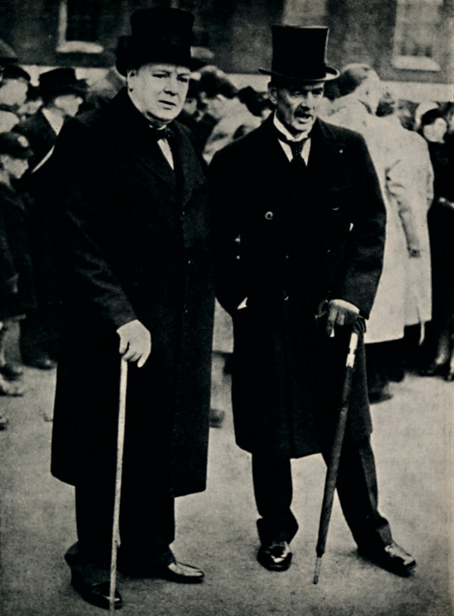 Mr Chamberlain och Mr Churchill, 23 februari 1940, 1945. av Unbekannt