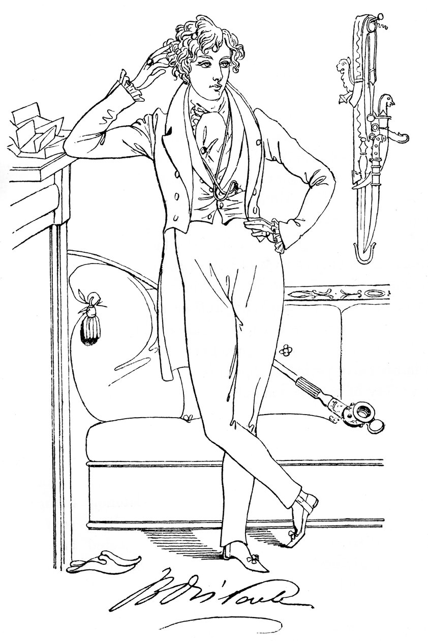 Mr Disraeli i sin ungdom, 1800-talet av Unbekannt