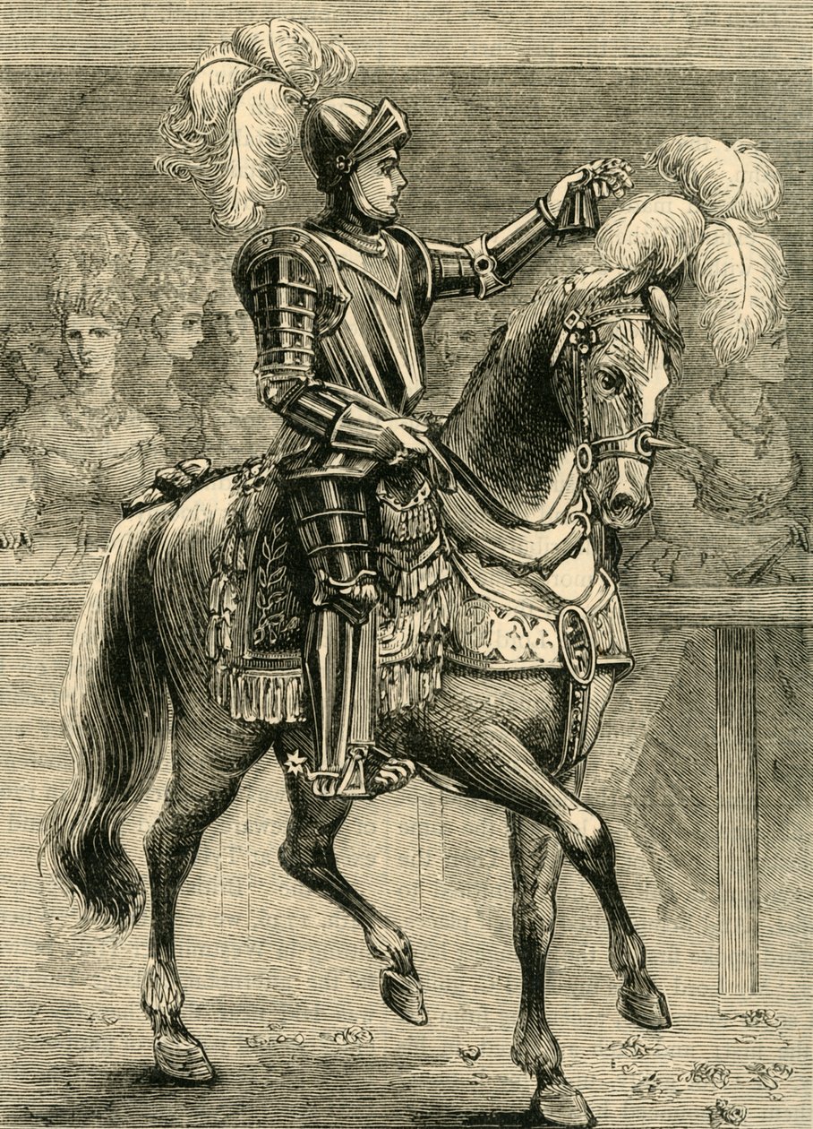 Mr. Dymoke, Kings Champion, 1881. av Unbekannt