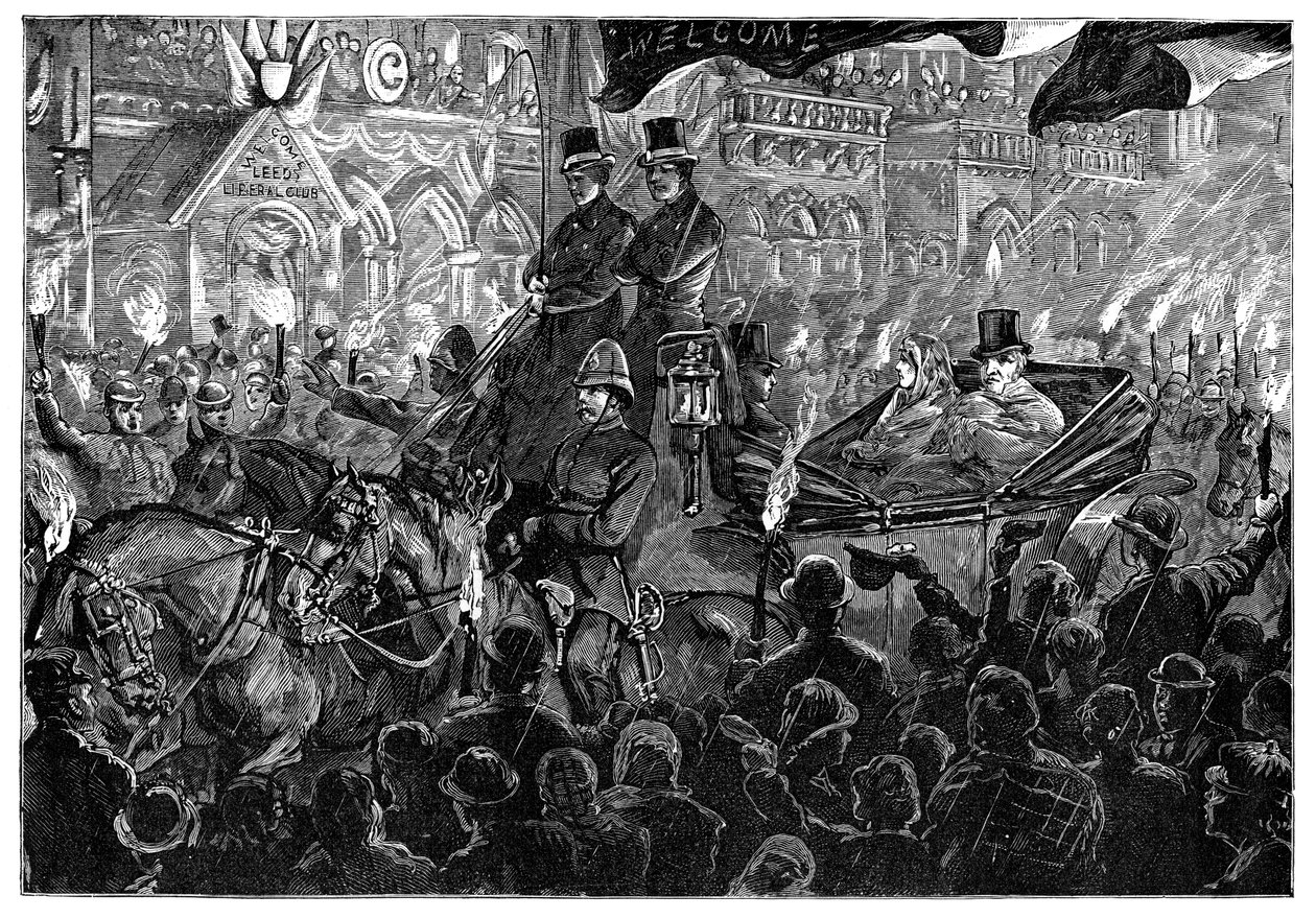 Mr Gladstone i Leeds, sent 1800-tal av Unbekannt
