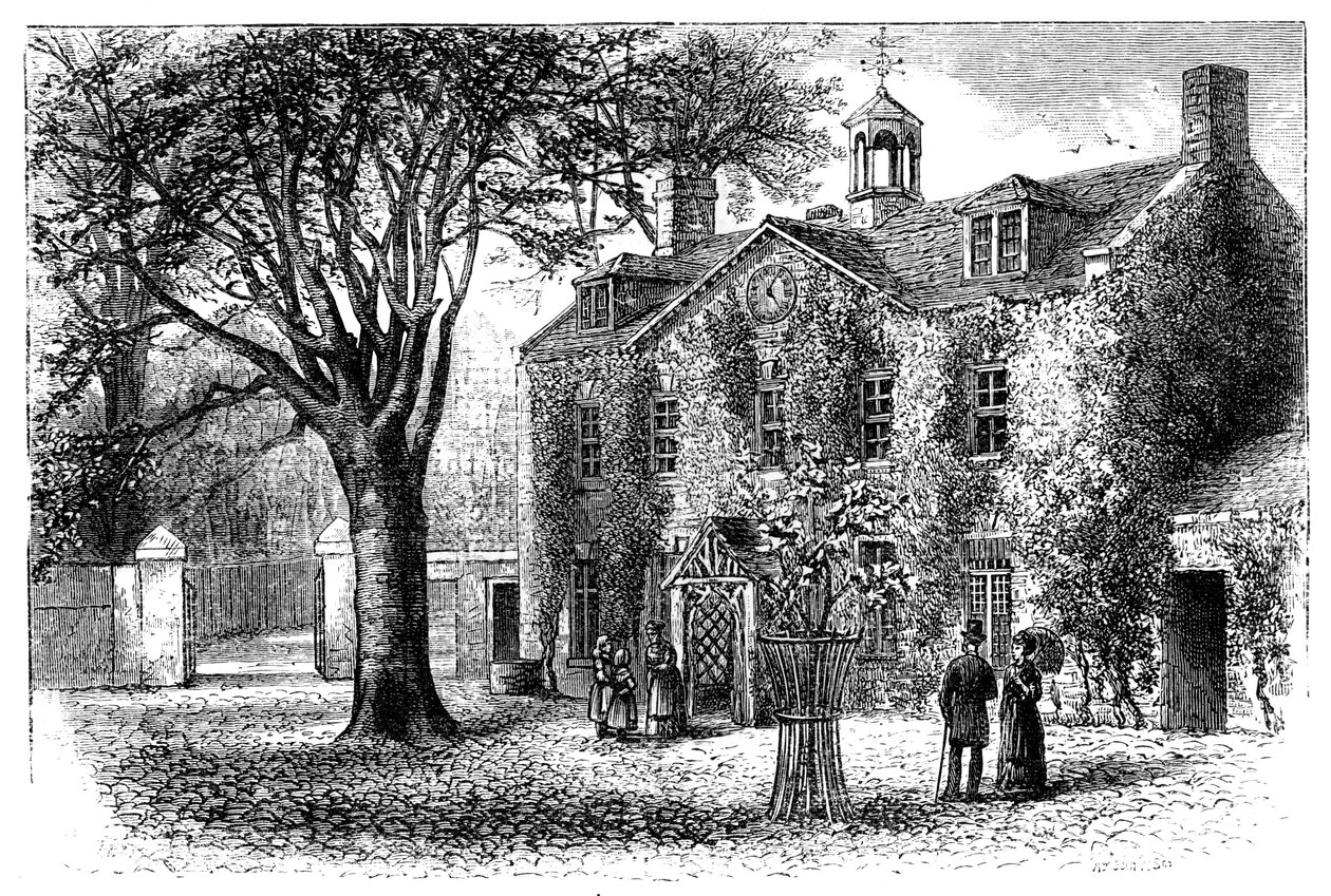 Mr Gladstones barnhem, Hawarden, 1800-talet av Unbekannt