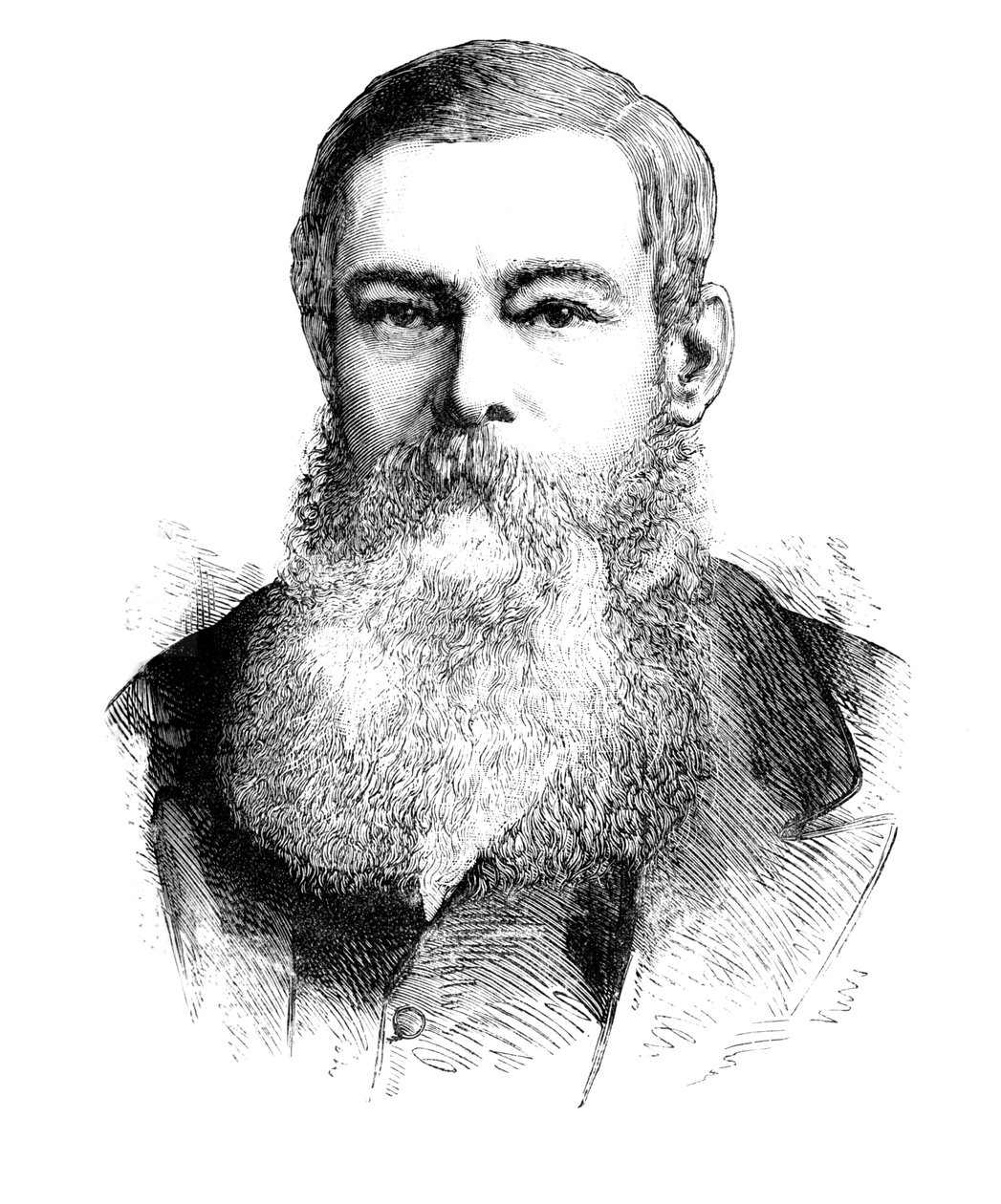 Herr J. H. Brand, president i Orange Free State, c1880 av Unbekannt