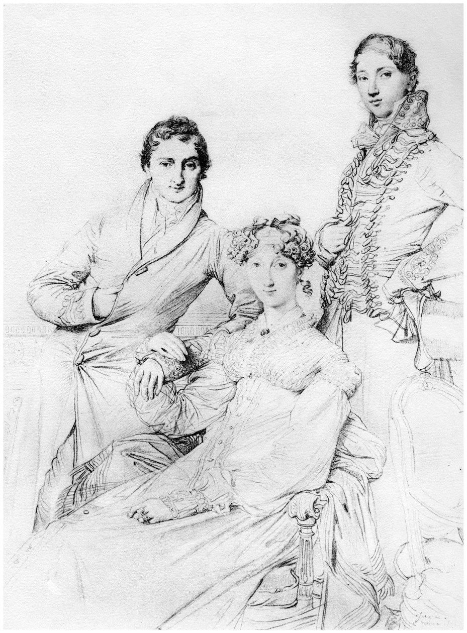 Mr och Mrs Joseph Woodhead och Mr Henry Comber, Rom, 1816 1958 av Unbekannt