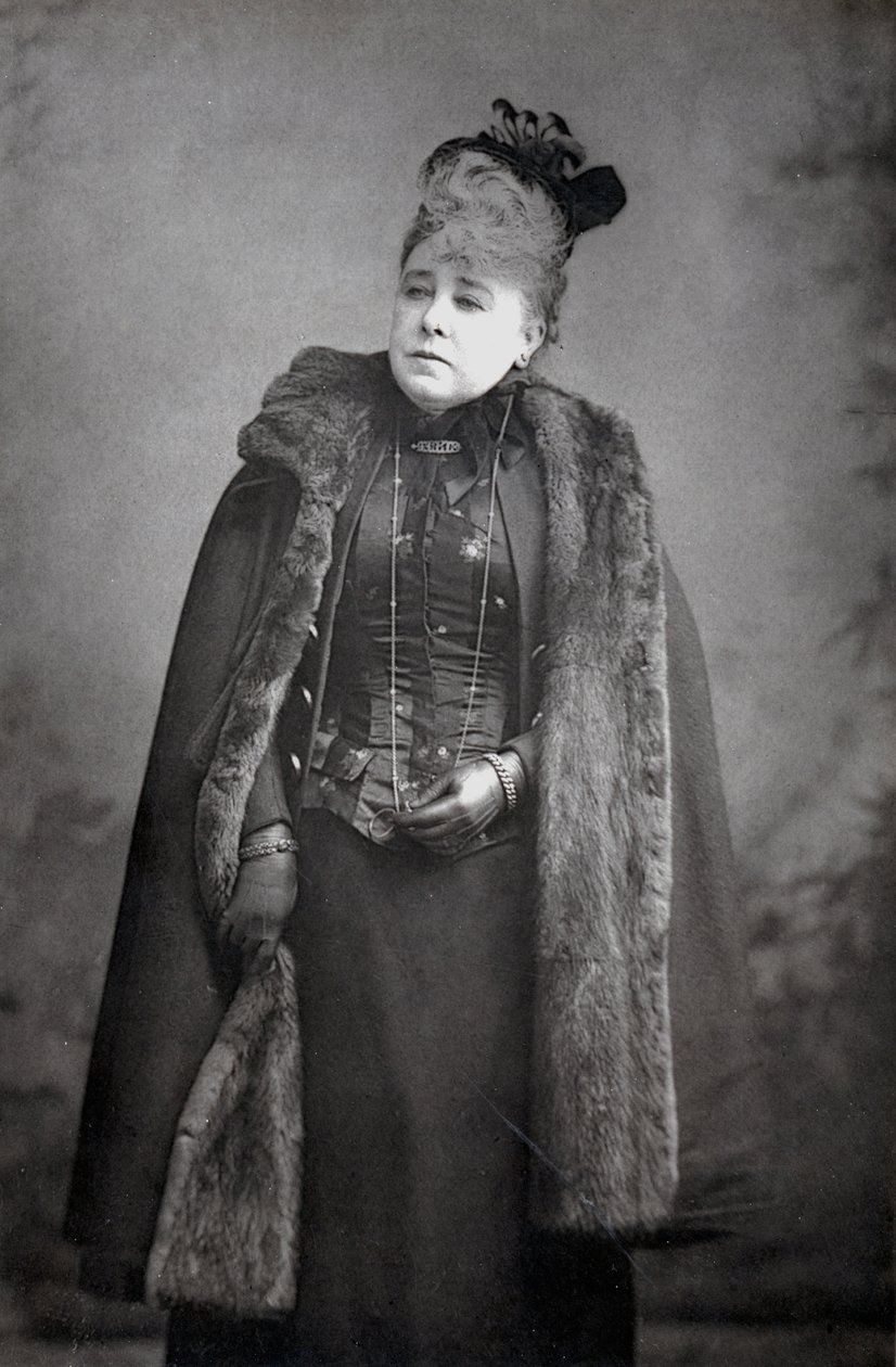 Mrs Bancroft född Marie Wilton 1840-1921, engelsk skådespelerska, c1890 av Unbekannt