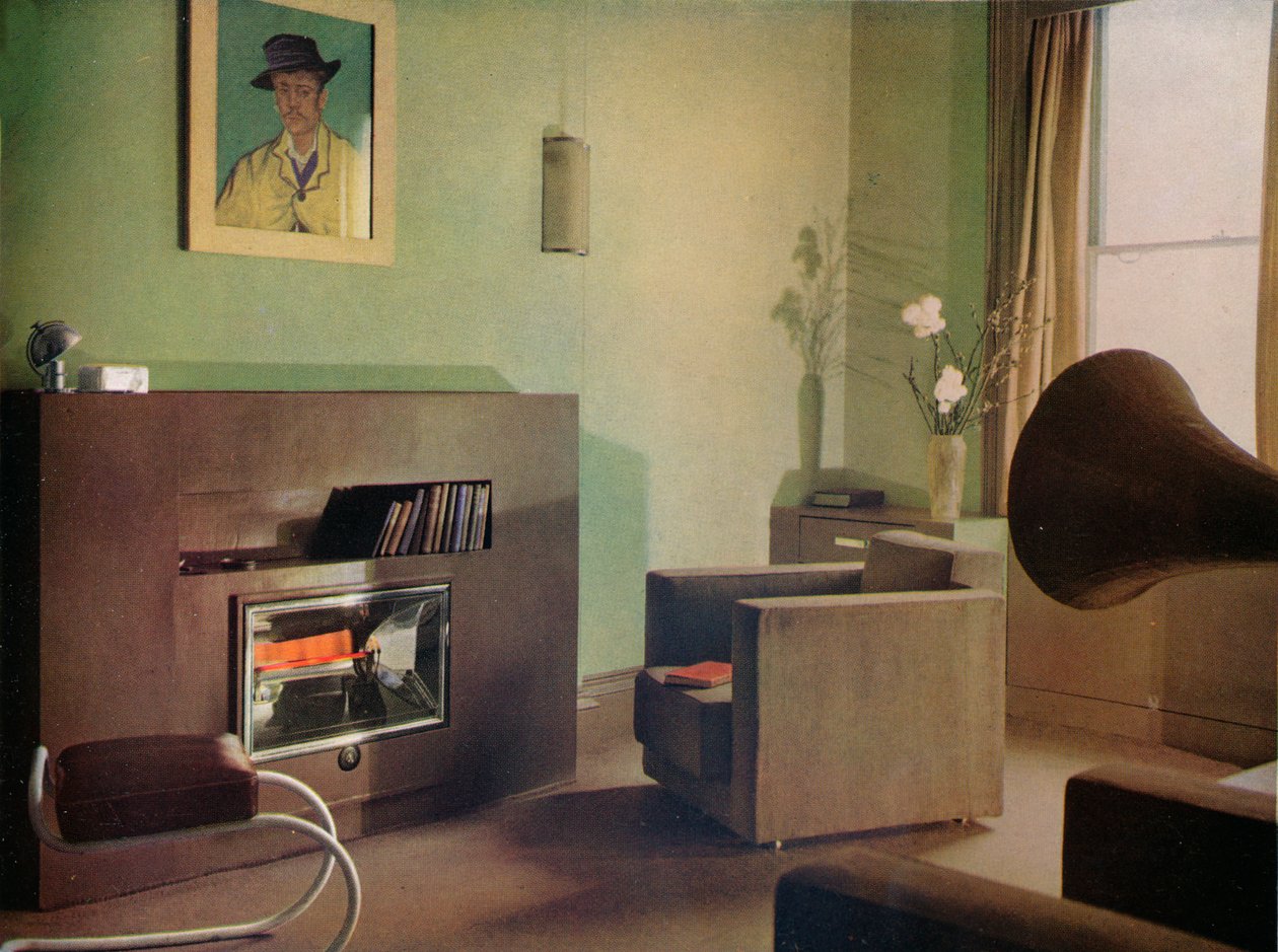 Mrs Betty Frasers lägenhet på 28a, Upper Gloucester Place, London, 1932 av Unbekannt