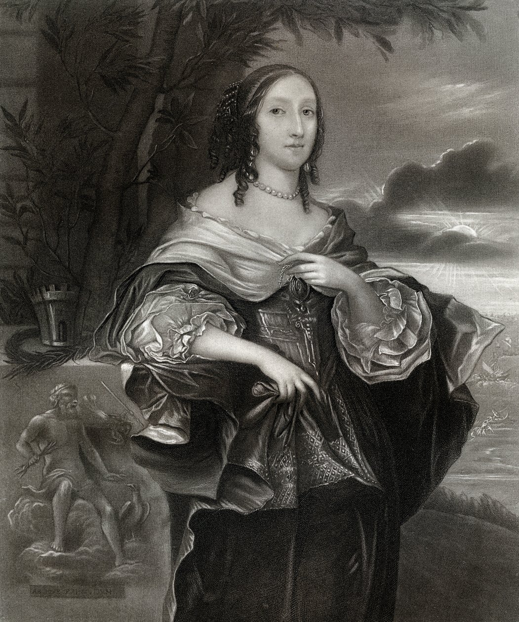 Mrs Claypole Elizabeth Cromwell, andra dotter till Oliver Cromwell, 1600-talet, 1899 av Unbekannt