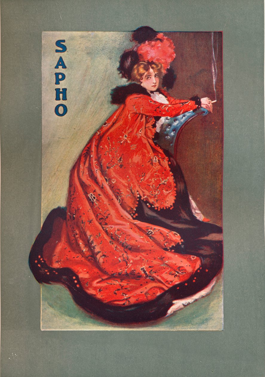 Fru Olga Nethersole i Sapho, c1900 av Unbekannt