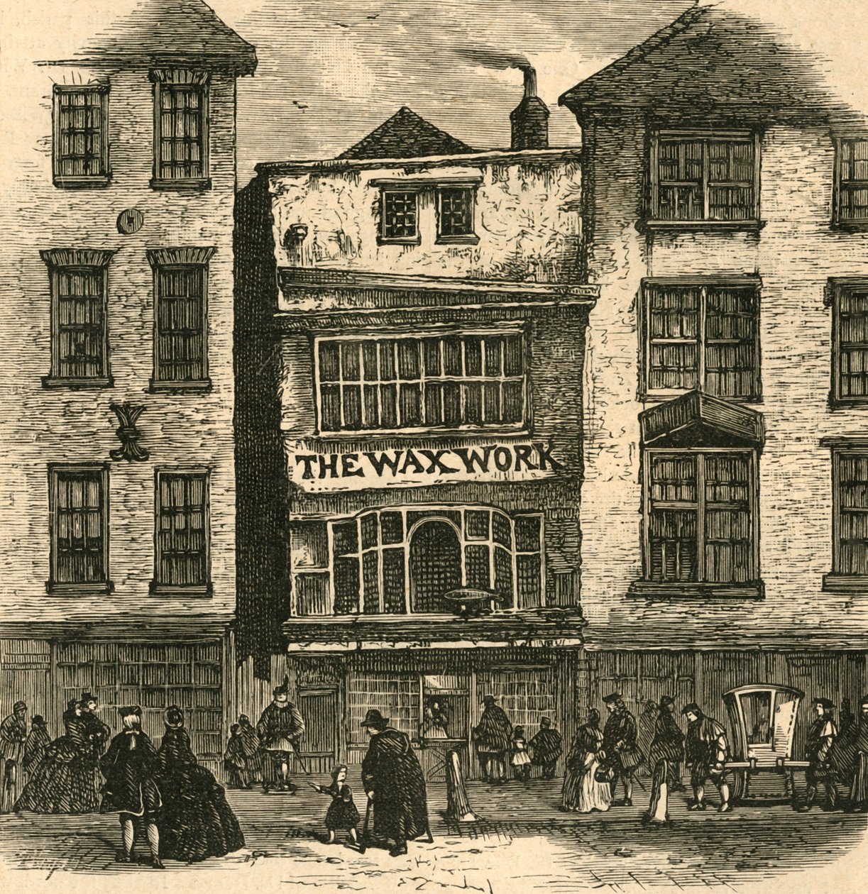 Mrs. Salmons Waxwork, Fleet Street - Palace of Henry VIII. och kardinal Wolsey, 1897. av Unbekannt