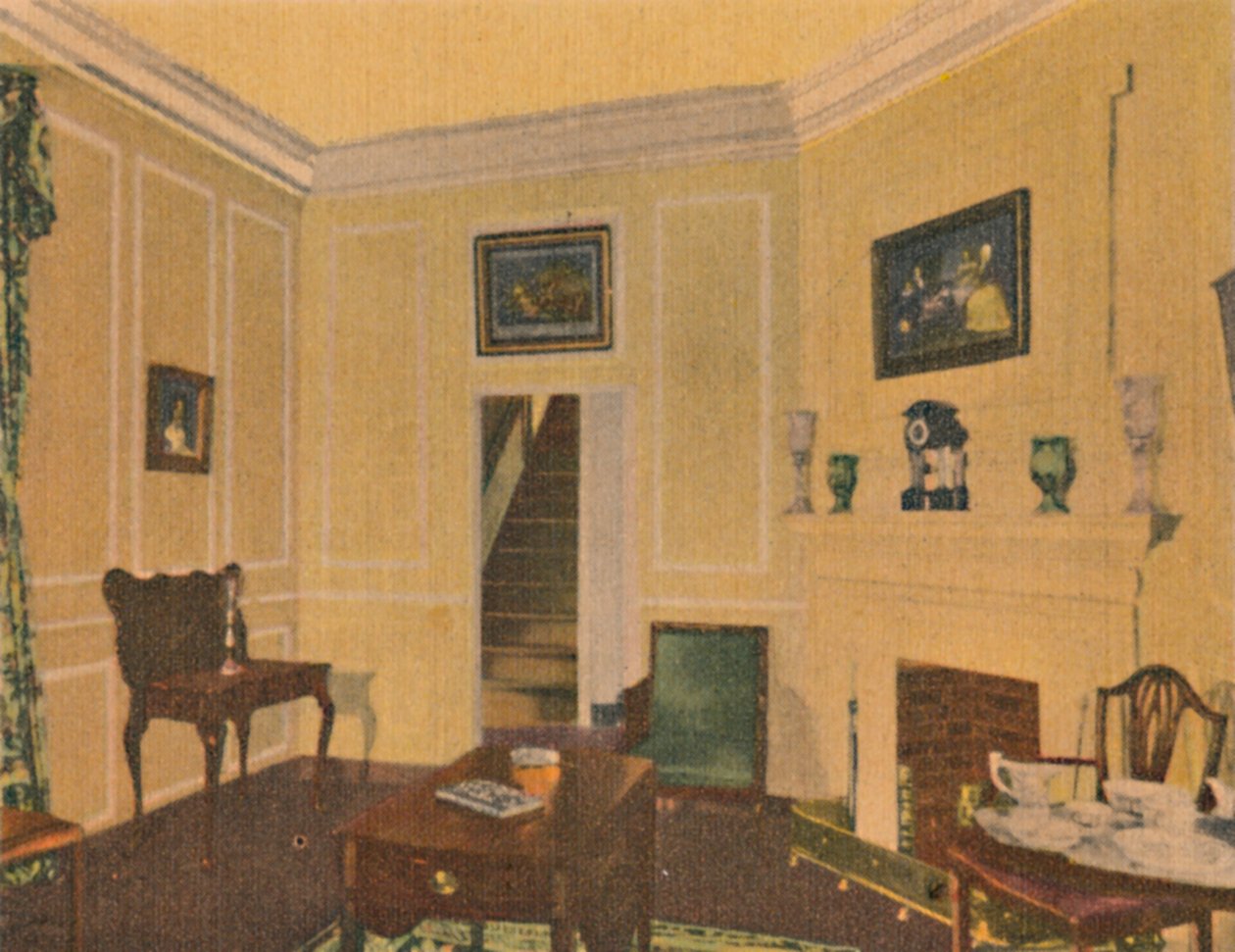 Mrs Washingtons vardagsrum, 1946 av Unbekannt