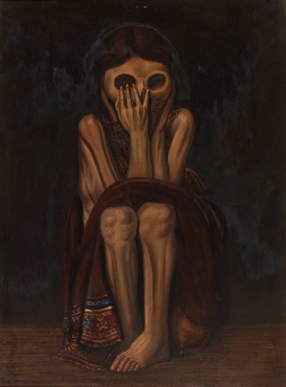 Mamma från Grave, ca. 1890-1892. av Unbekannt