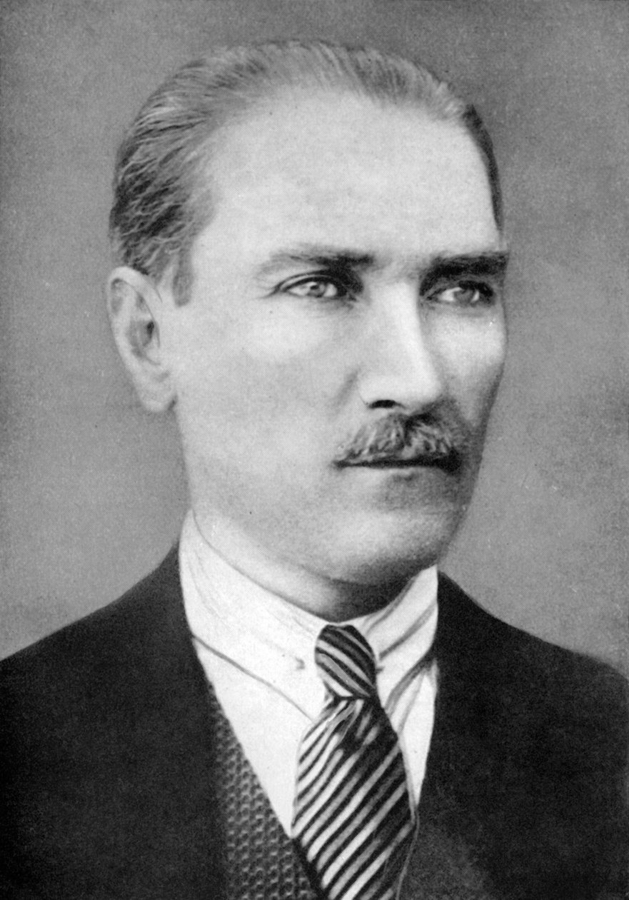 Mustapha Kemal Pasha 1881-1928, turkisk revolutionär, 1926 av Unbekannt