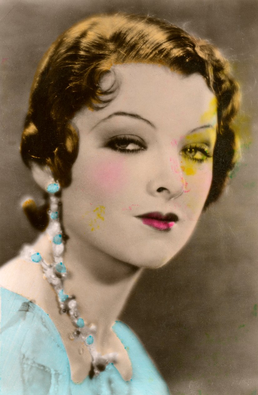 Myrna Loy 1905-1993, amerikansk skådespelerska, 1900-talet av Unbekannt