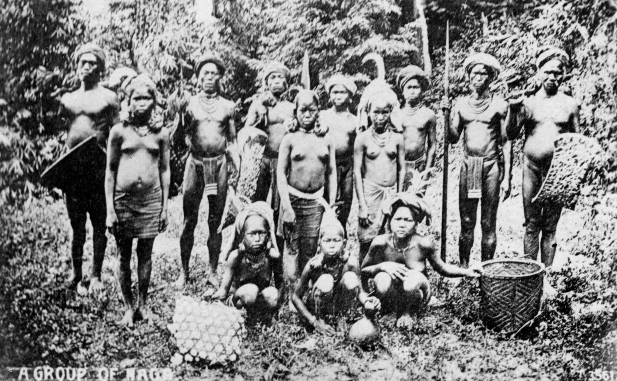 Naga-folket, Indien, 1900-talet av Unbekannt