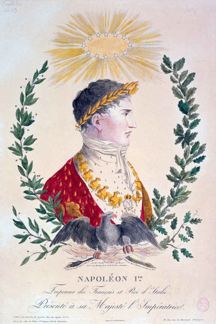 Napoleon 1:a, 1800-tal av Unbekannt