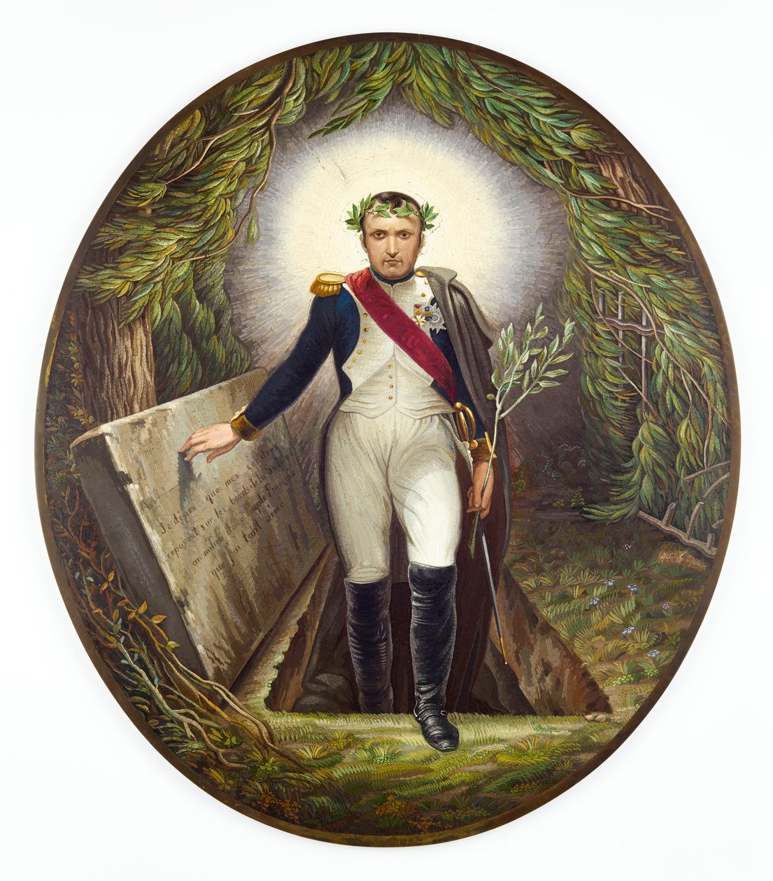 Napoleon kommer ut ur sin grav, 1869. av Unbekannt