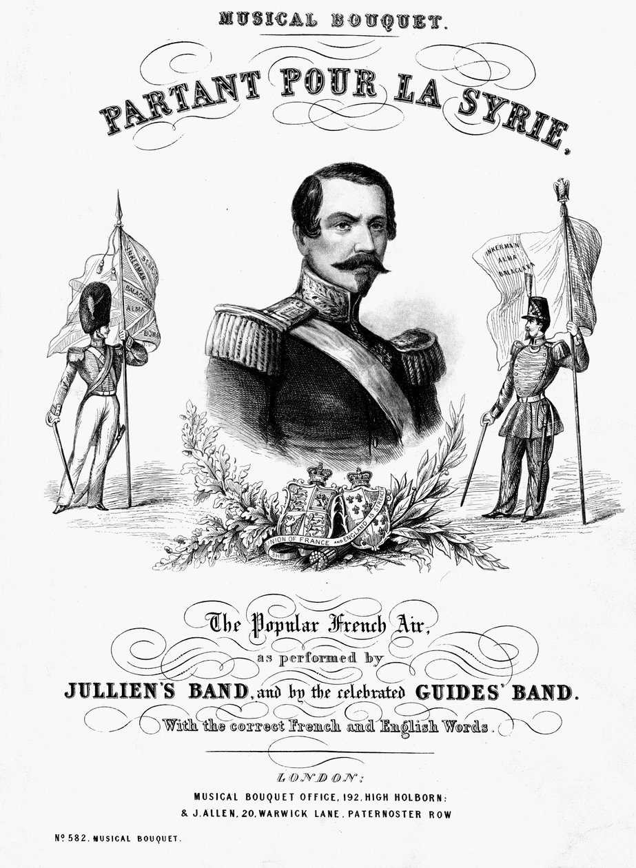 Napoleon III, fransmännens kejsare, 1855 av Unbekannt