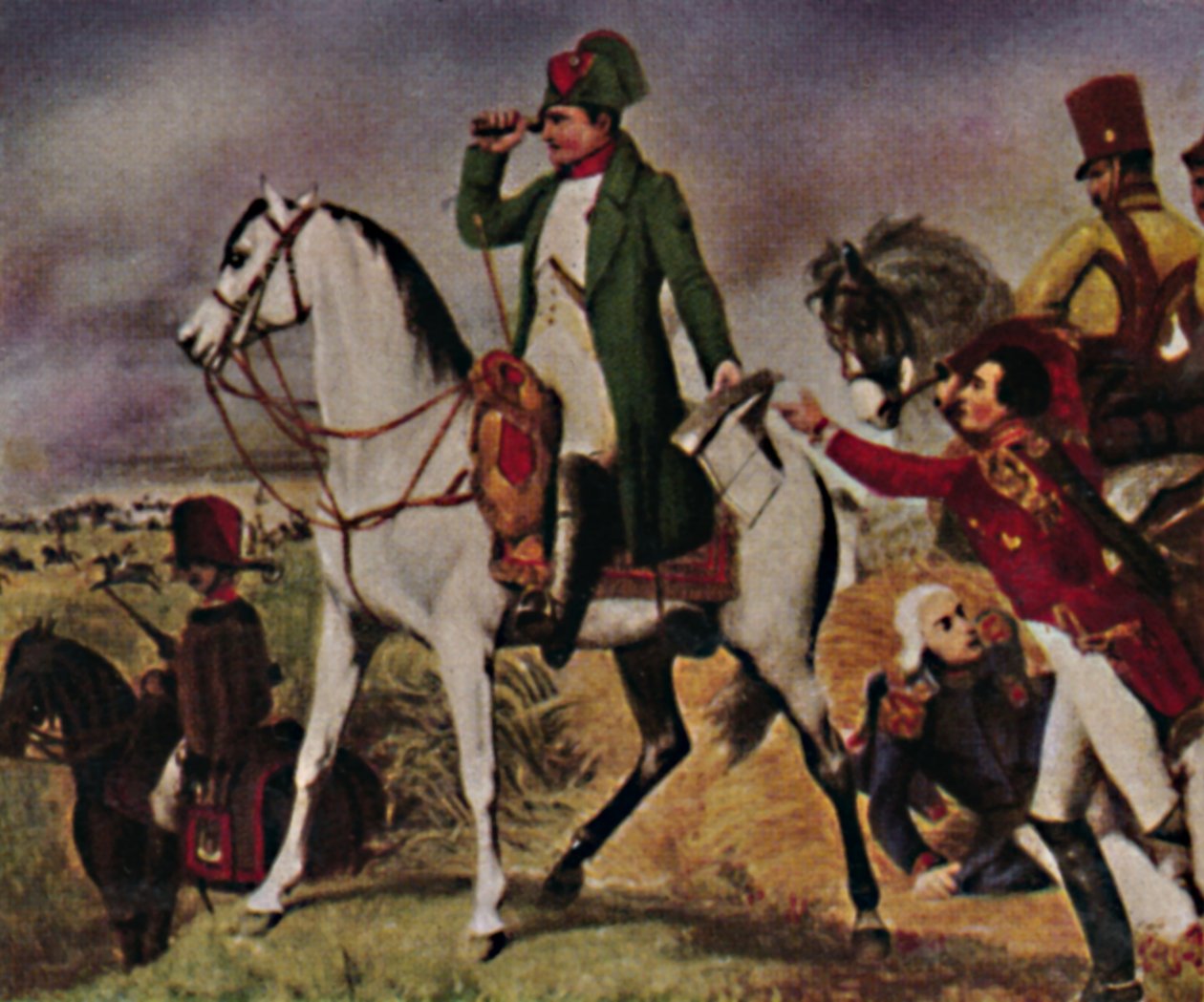 Napoleon I 1769-1821. I slaget nära Wagram, 1934. av Unbekannt