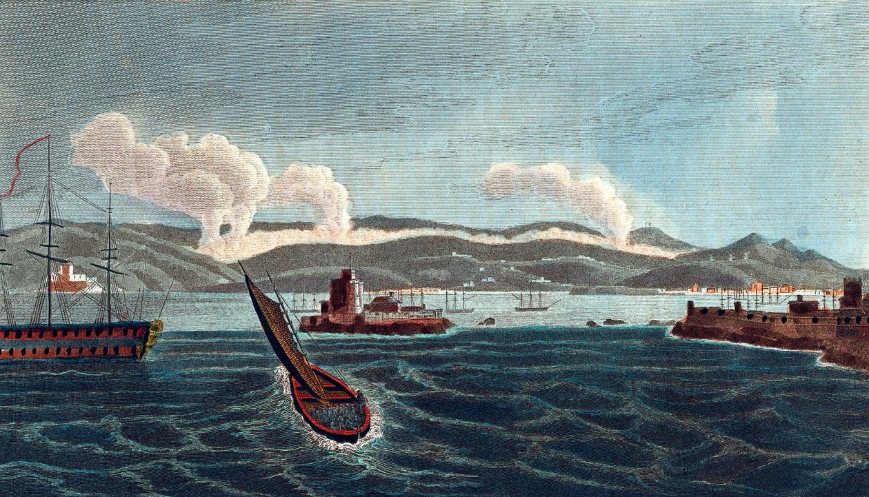 Napoleonkrigen: Slaget vid Corunna La Coruna, Spanien, 16 januari 1809 av Unbekannt