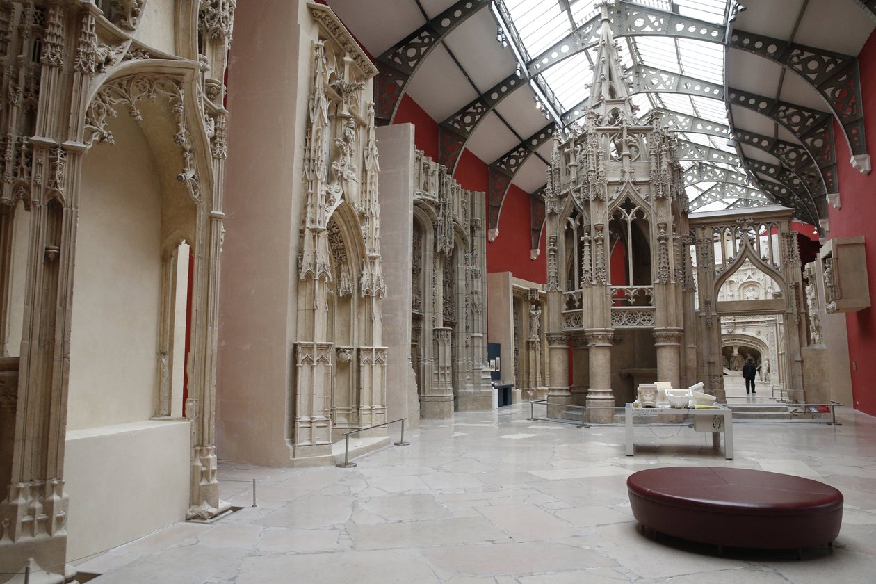 Nationalmuseet för franska monument. Utställningslokal, Paris, Frankrike av Unbekannt