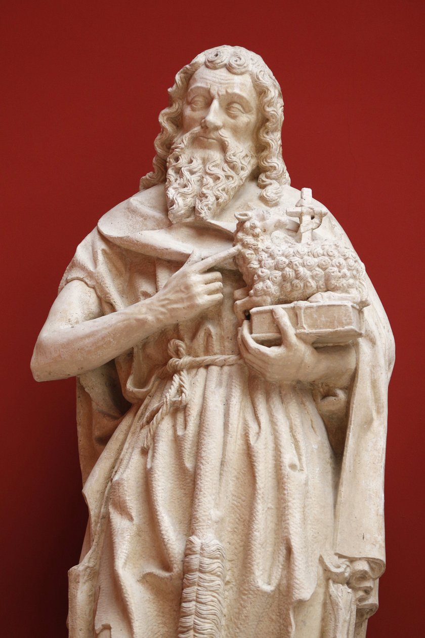 Nationalmuseet för franska monument. Sainte Chapelle, Chateaudun. Sankt Johannes Döparen. Skådespelare, Paris, Frankrike av Unbekannt
