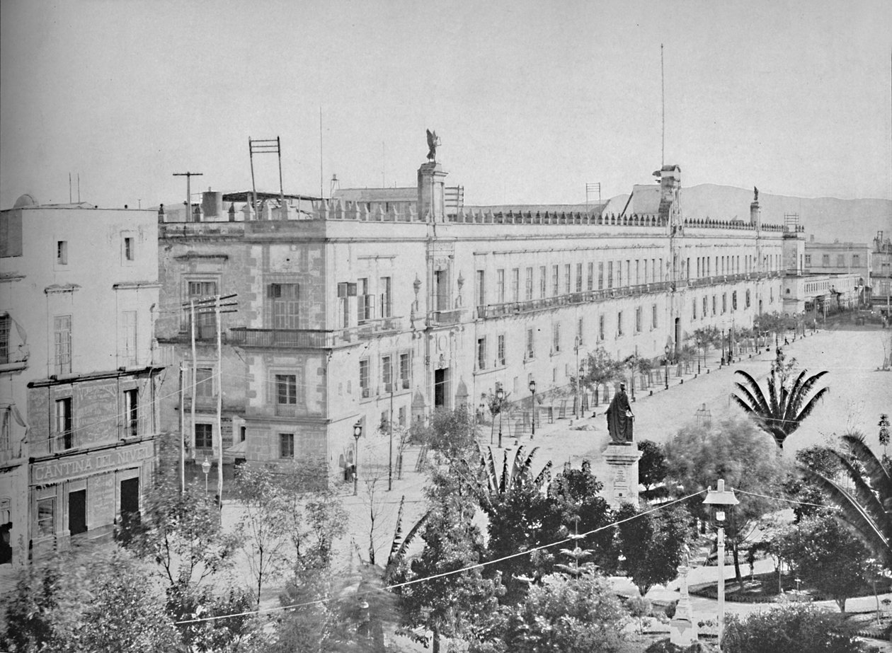 Nationalpalatset, Mexikos stad, c1897. av Unbekannt