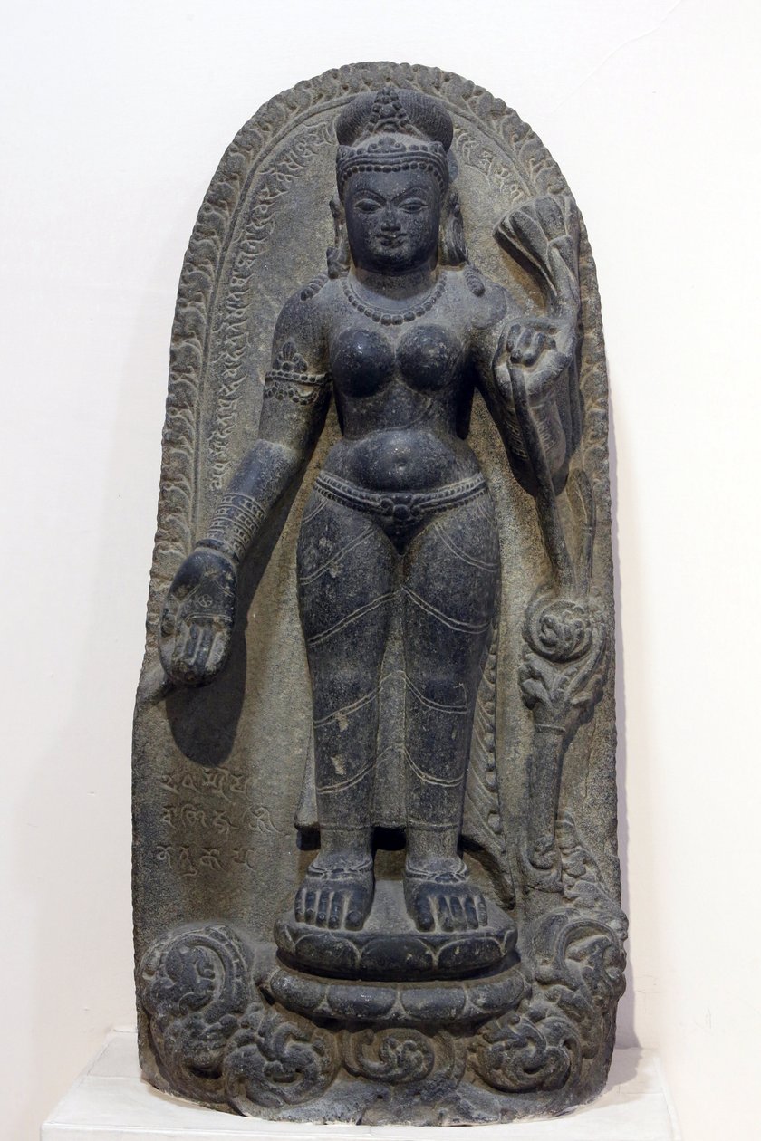 Indiens nationalmuseum, Delhi. Tara. Pala, 800-talet e.Kr., Bihar. Sten. Indien. av Unbekannt