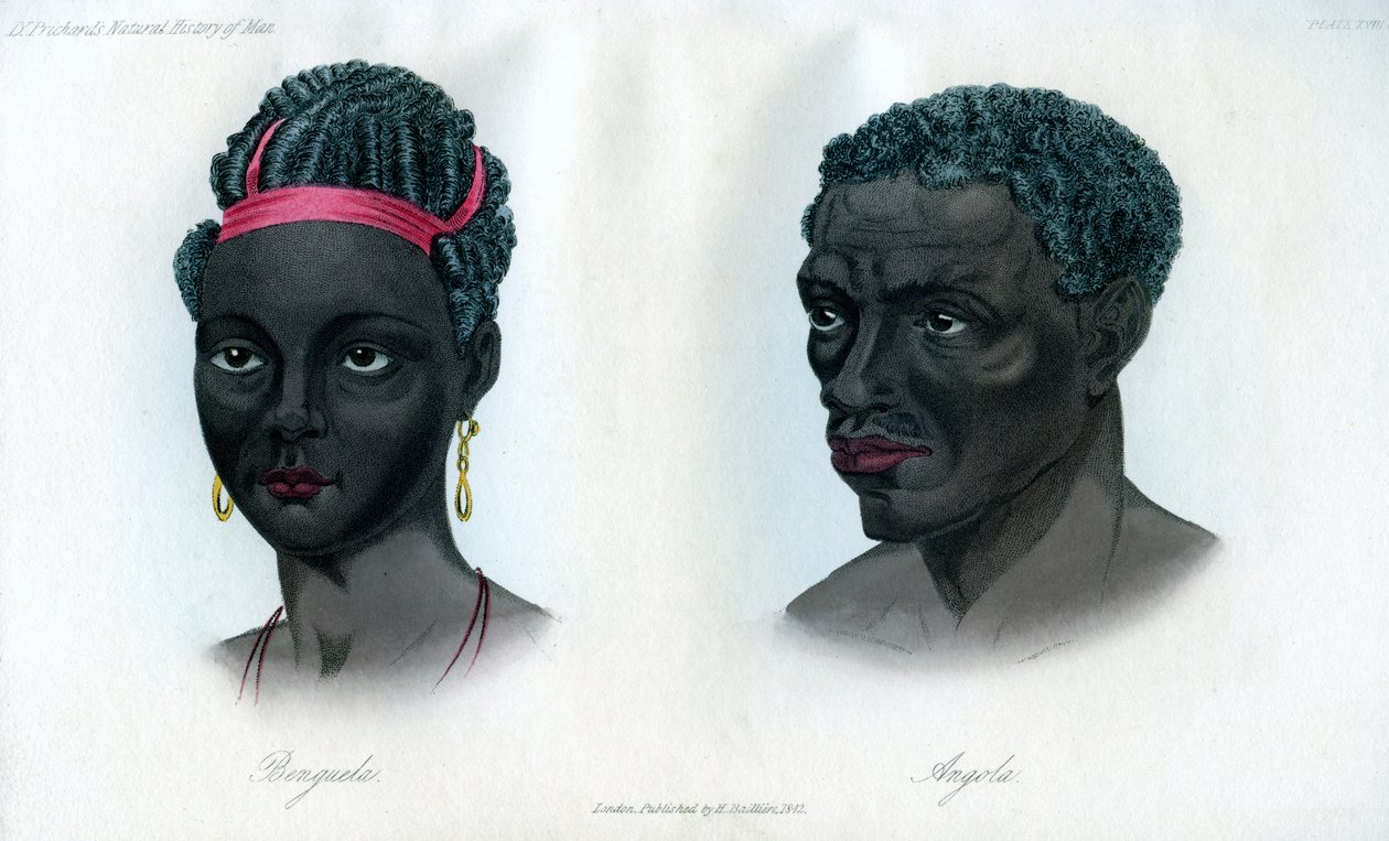 Infödda i Benguela och Angola, 1848 av Unbekannt