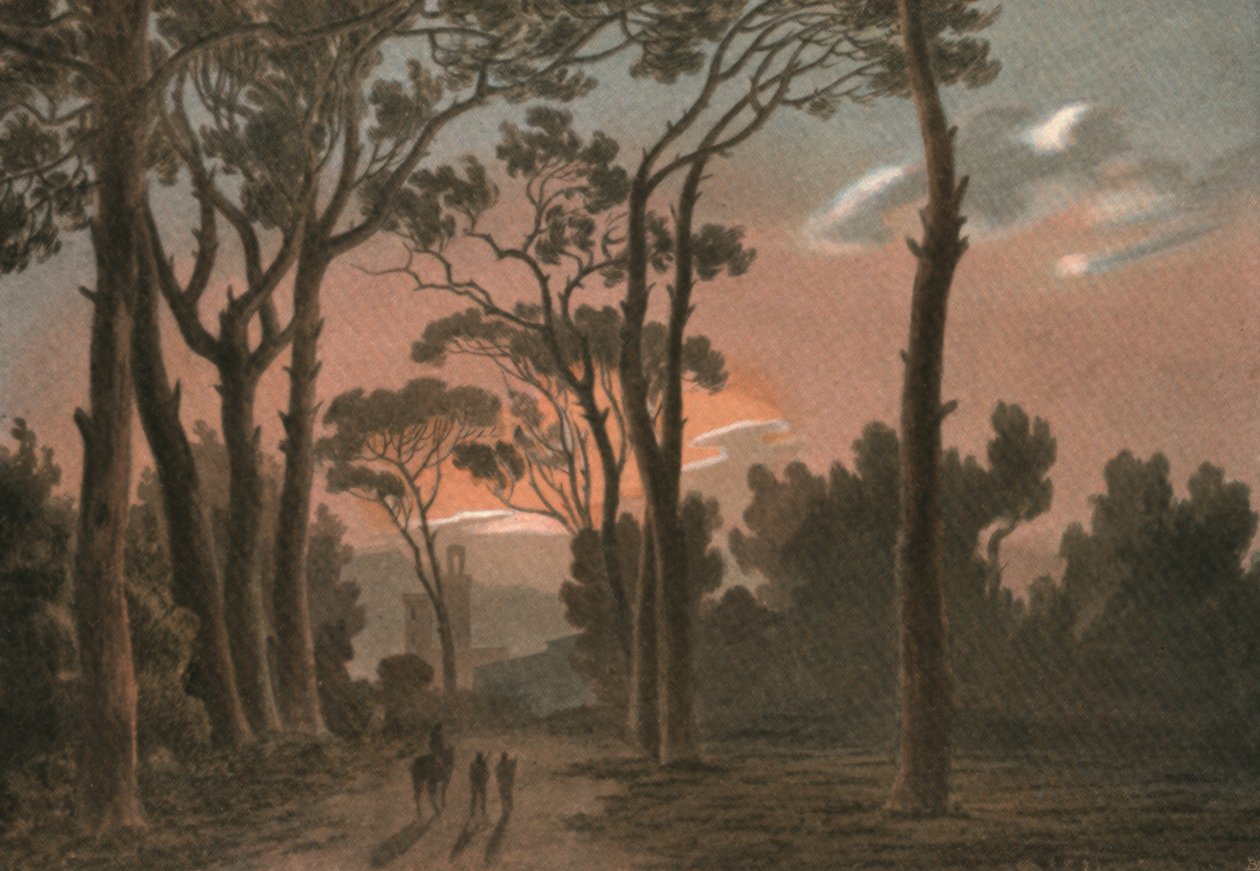 Nära Florens, c1900. av Unbekannt